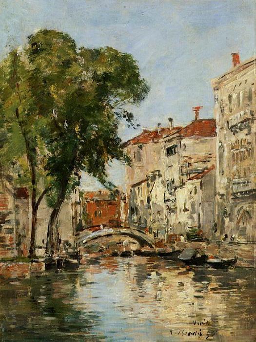 Small Canal In Venice — Эвге́н Буден