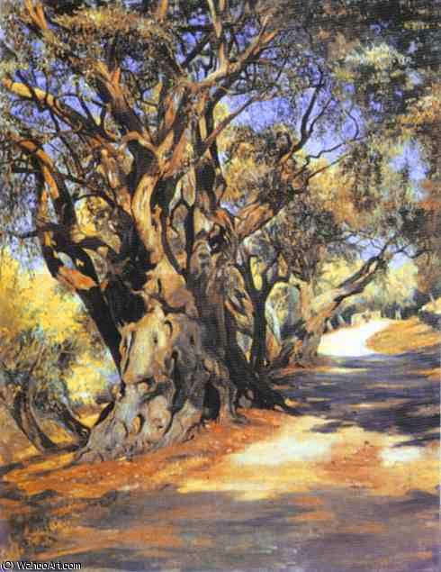 Road From Rome To Albano — Henryk Hector Siemiradzki