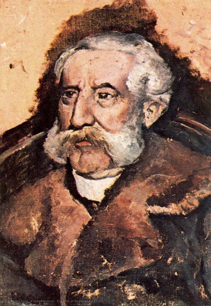 Portrait Of Dr Pérez Costales — Pablo Picasso