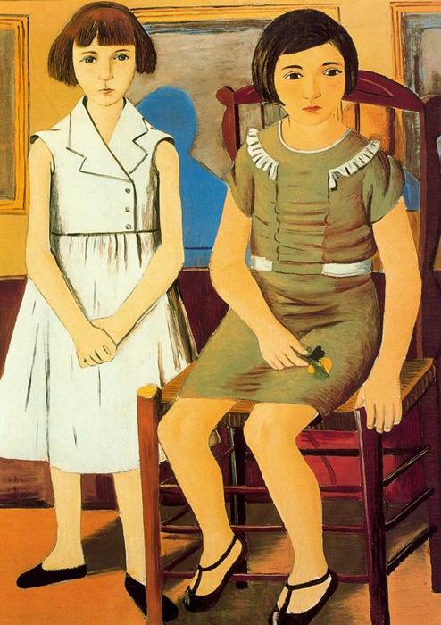Portrait Of Two Girls — Rafael Zabaleta Fuentes