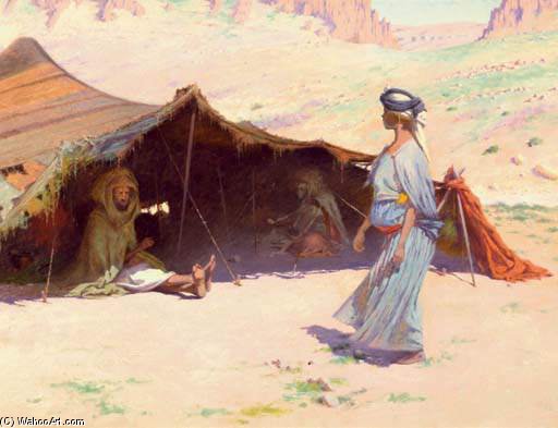The Desert Camp — Charles James Theriat