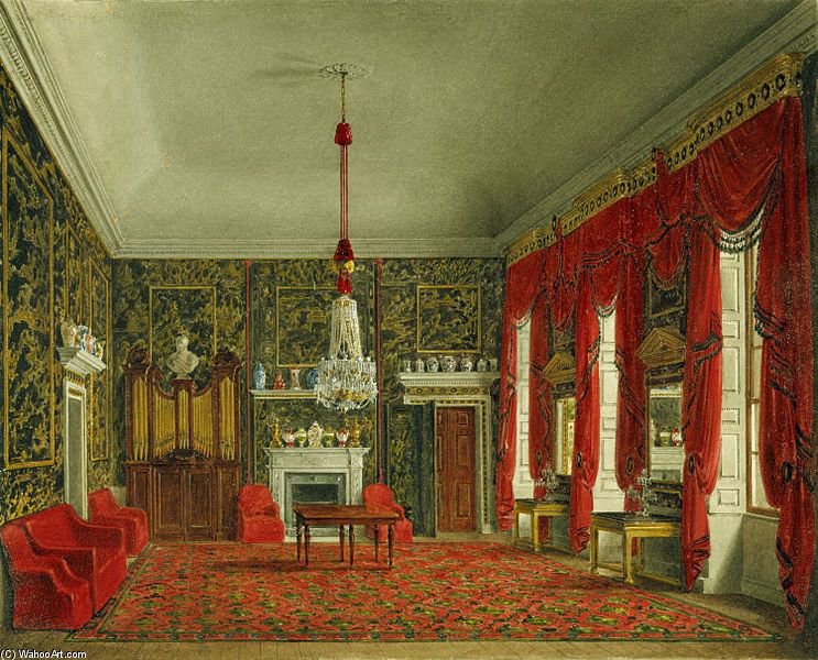 Buckingham House, Queen's Breakfast Room — James Stephanoff