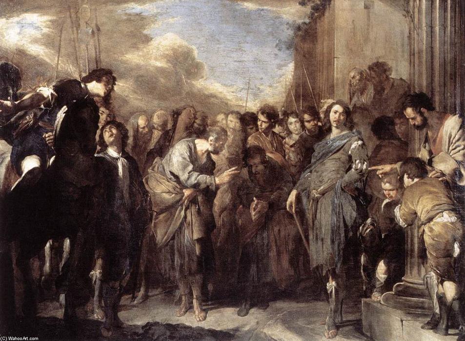 St Peter And Cornelius The Centurion — Bernardo Cavallino