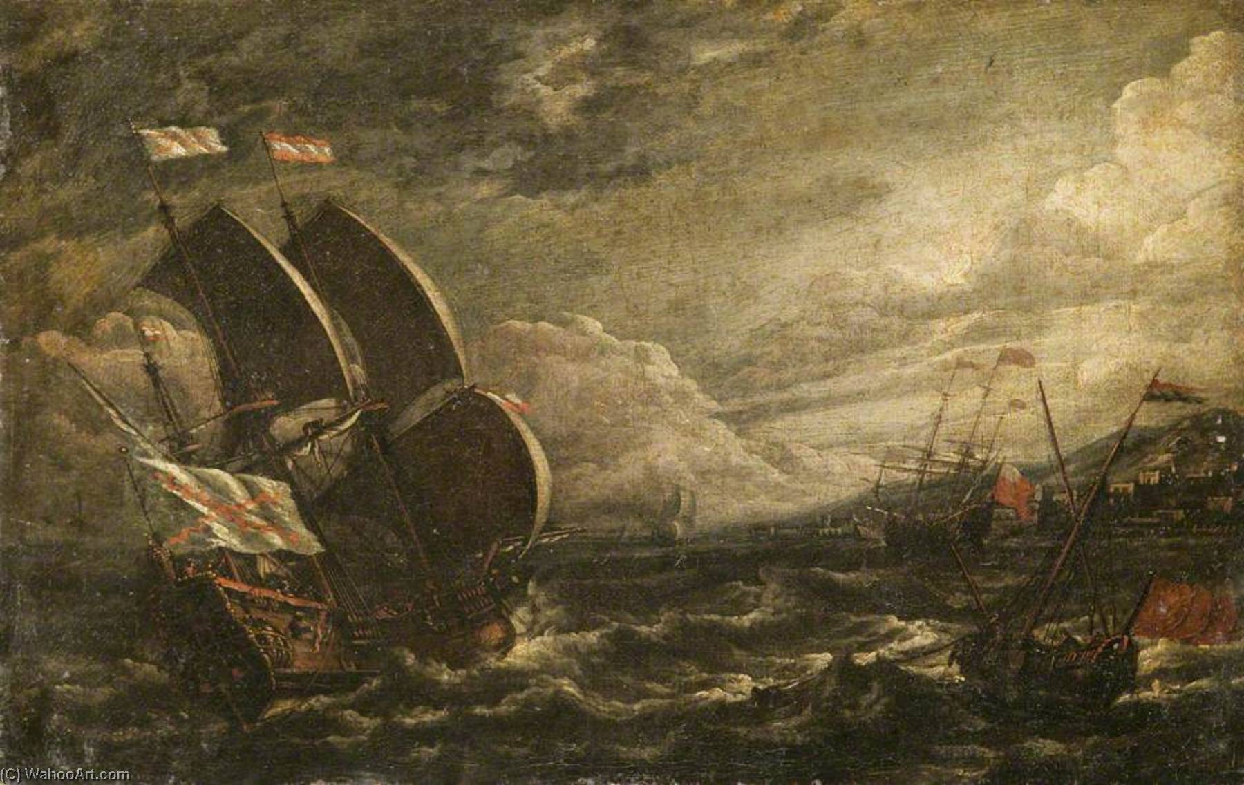 A Storm At Sea — Lorenzo A Castro
