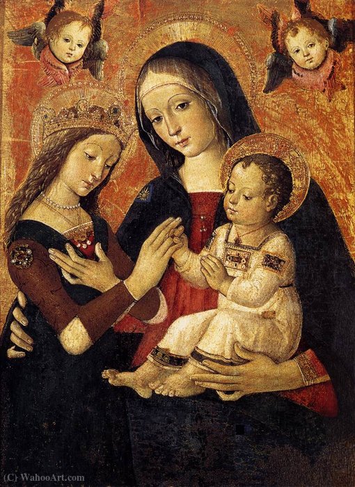 The Mystical Marriage Of St Catherine — Pinturicchio
