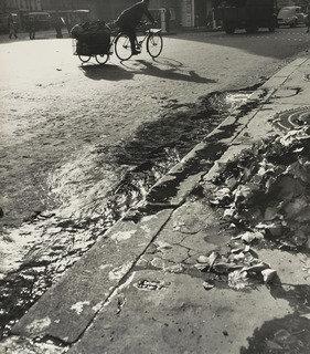 Bicyclist At Luxembourg Park — Ilse Bing