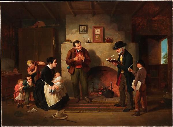 Taking The Census — Francis William Edmonds
