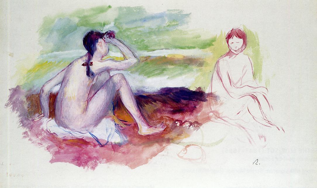 Two Bathers — Пьер-огюст Ренуар
