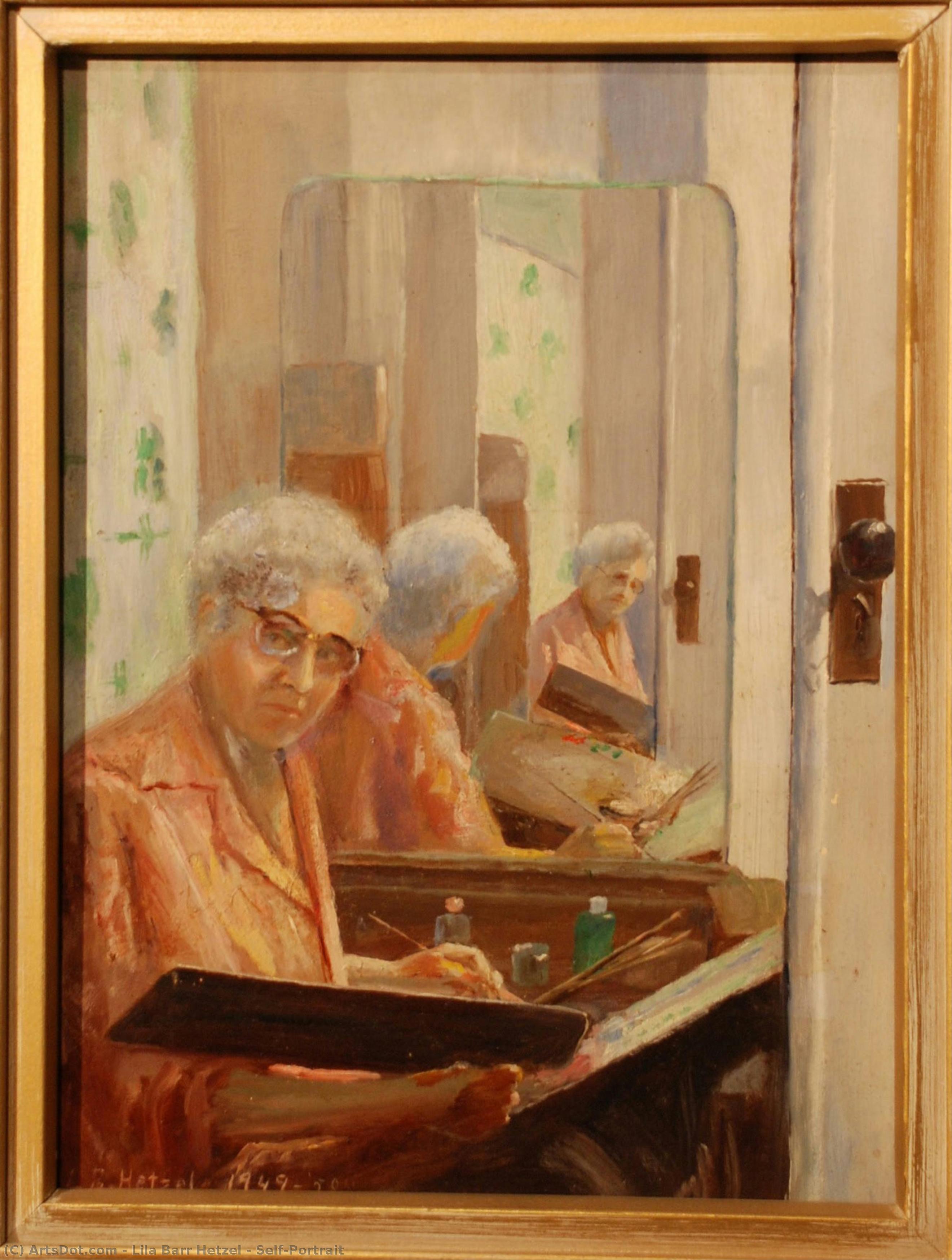 Self-portrait — Lila Barr Hetzel