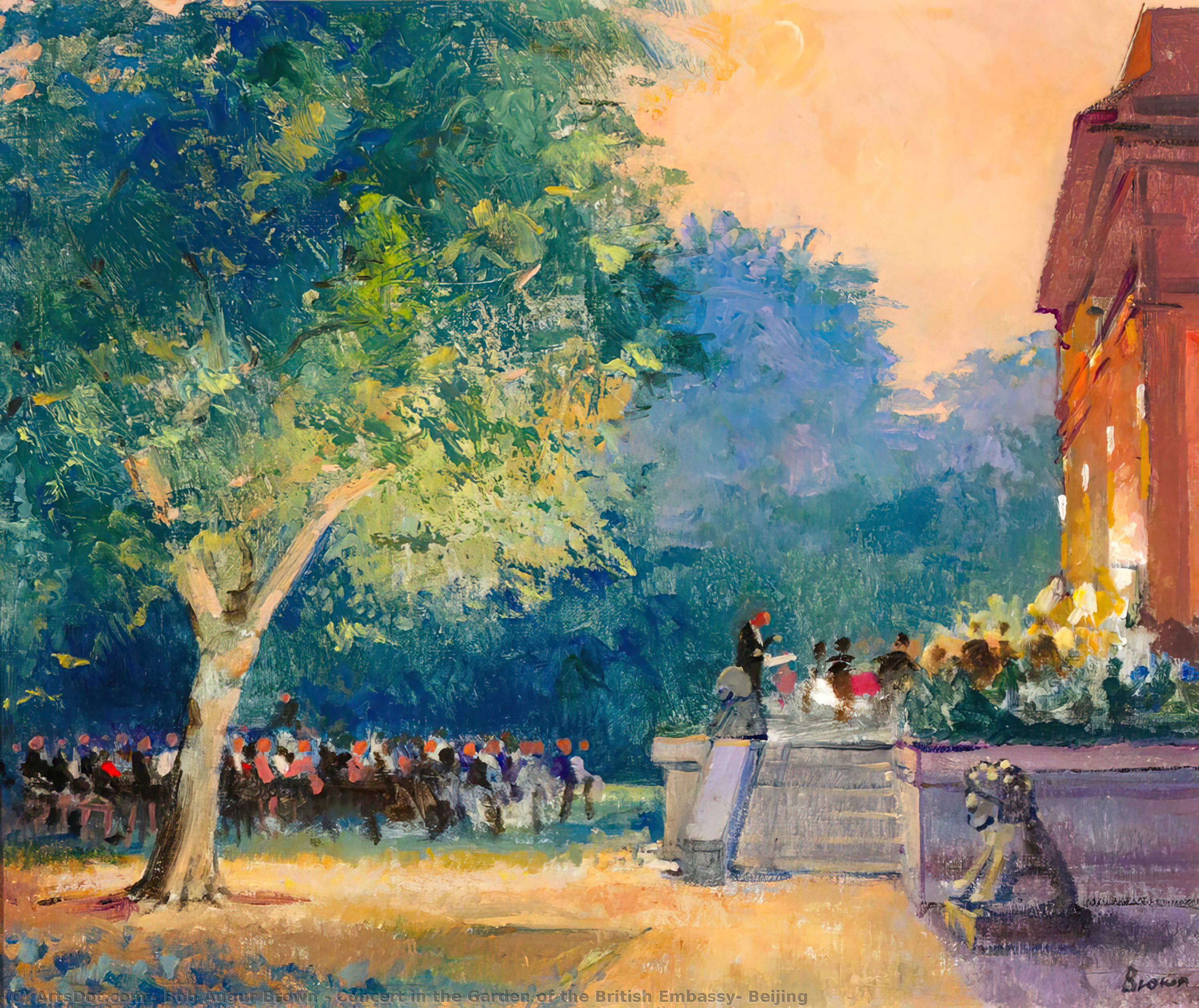 Concert In The Garden Of The British Embassy, Beijing — Bob Augur Brown