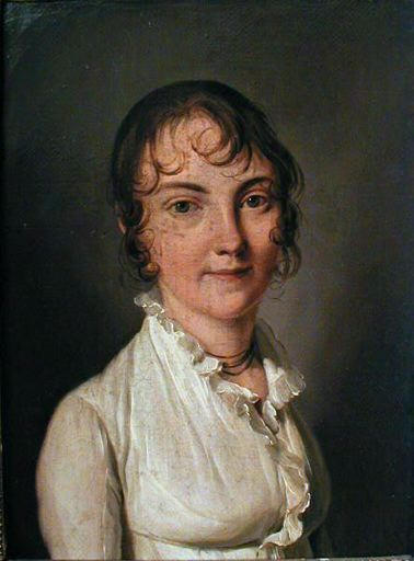 Portrait De Jeune Femme En Blanc — Louis Léopold Boilly