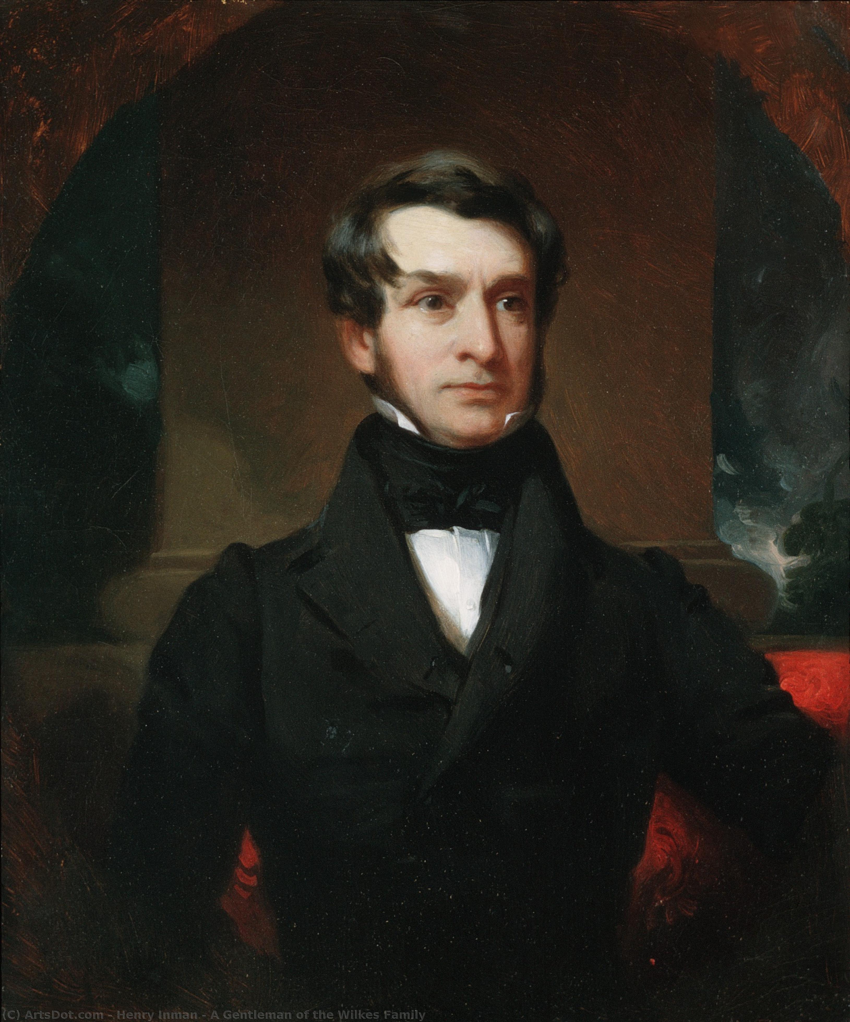 A Gentleman Of The Wilkes Family — Henry Inman