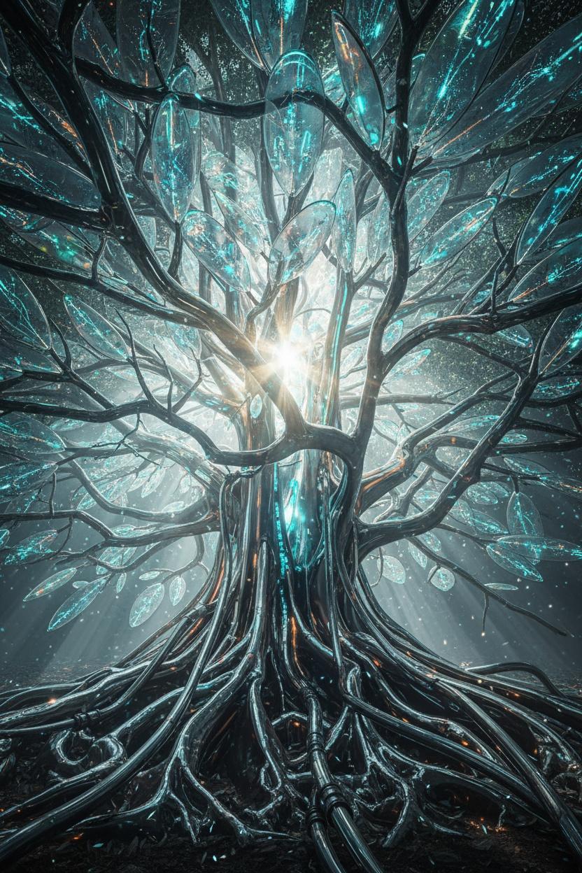 Crystalline Pulse: The Argent Arbor — Amélie Mercier