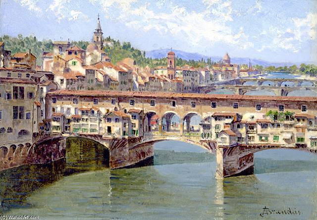 Ponte Vecchio Zu Florenz — Antonietta Brandeis