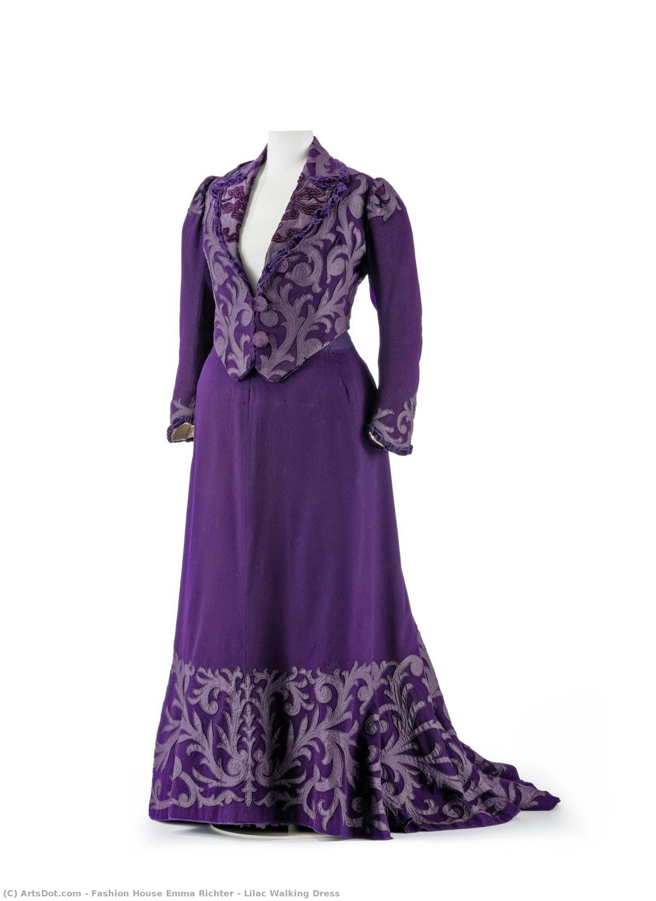 Lilac Walking Dress — Fashion House Emma Richter