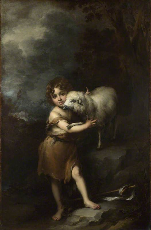 The Infant Saint John With The Lamb — Bartolomé Esteban Murillo