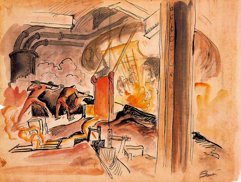 Blast Furnace — Томас Харт Бентон