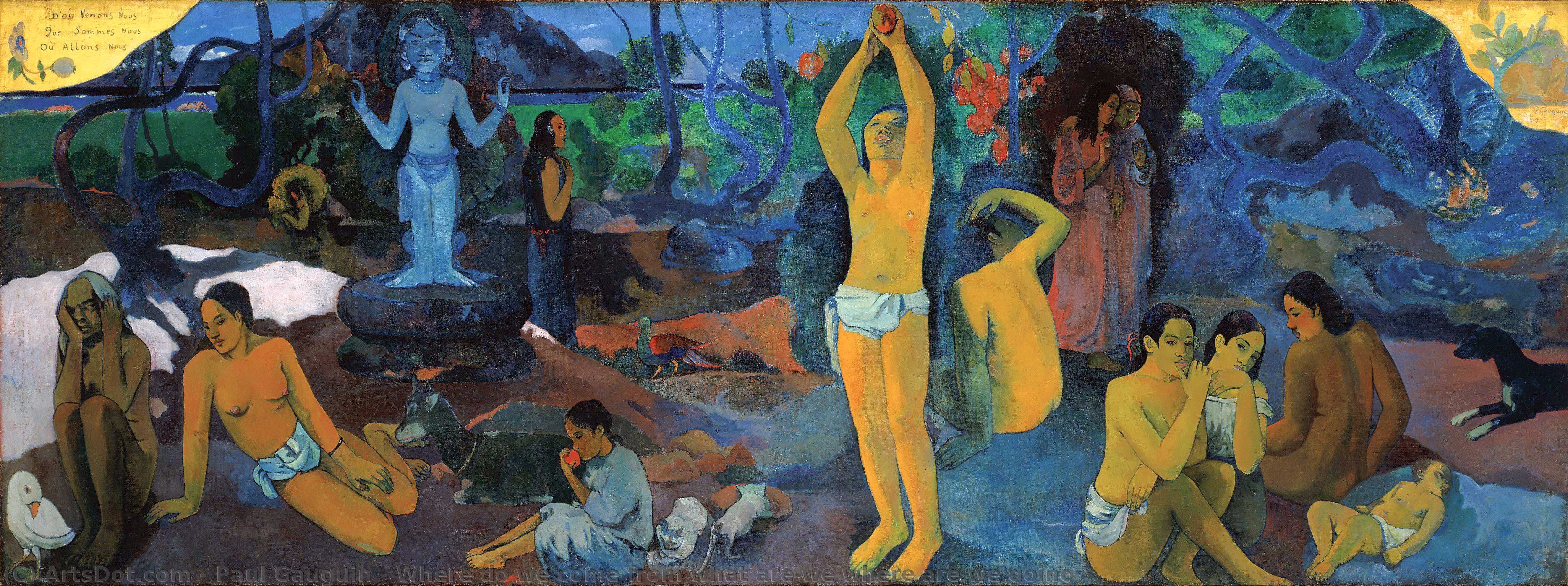 Woher Kommen Wir, Wer Sind Wir, Wohin Gehen Wir? — Eugène Henri Paul Gauguin