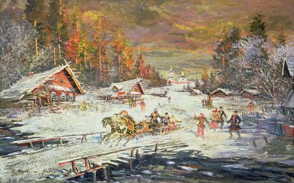 The Russian Winter — Konstantin Alexeievitch Korovin