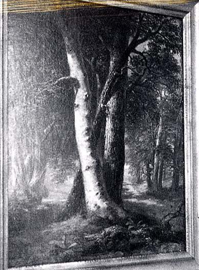Trees By A Dirt Road, (painting) — Asher Brown Durand