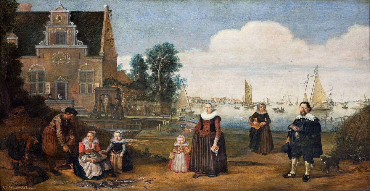 Portrait Of A Family — Arent Arentsz Cabel