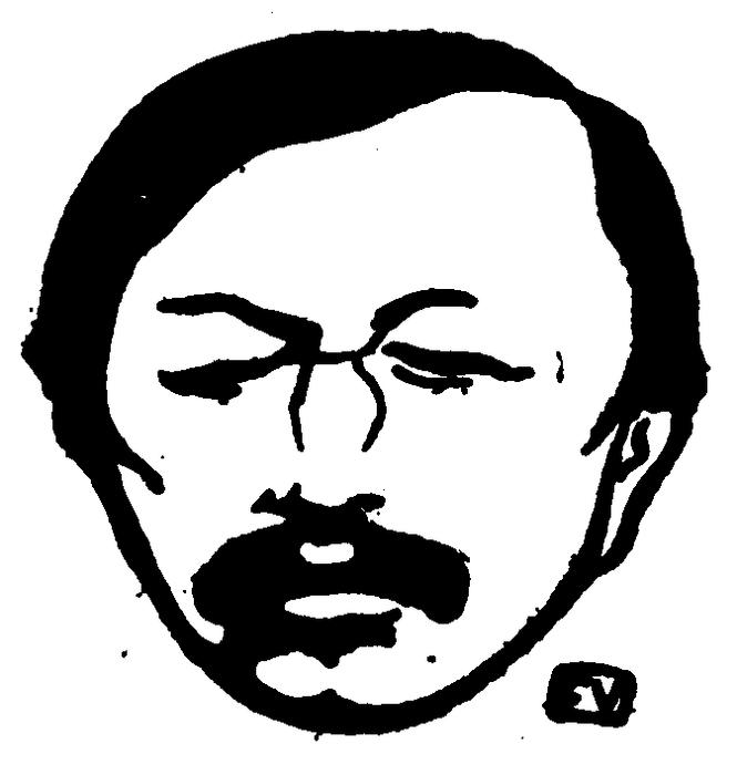 Portrait Of French Poet Gustave Kahn — Félix Vallotton
