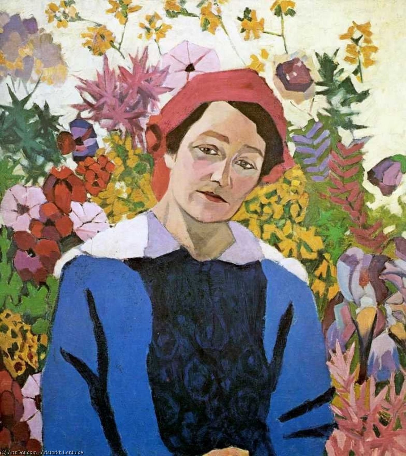 Portrait Of M.p. Lentulova — Aristarkh Vasilevich Lentulov