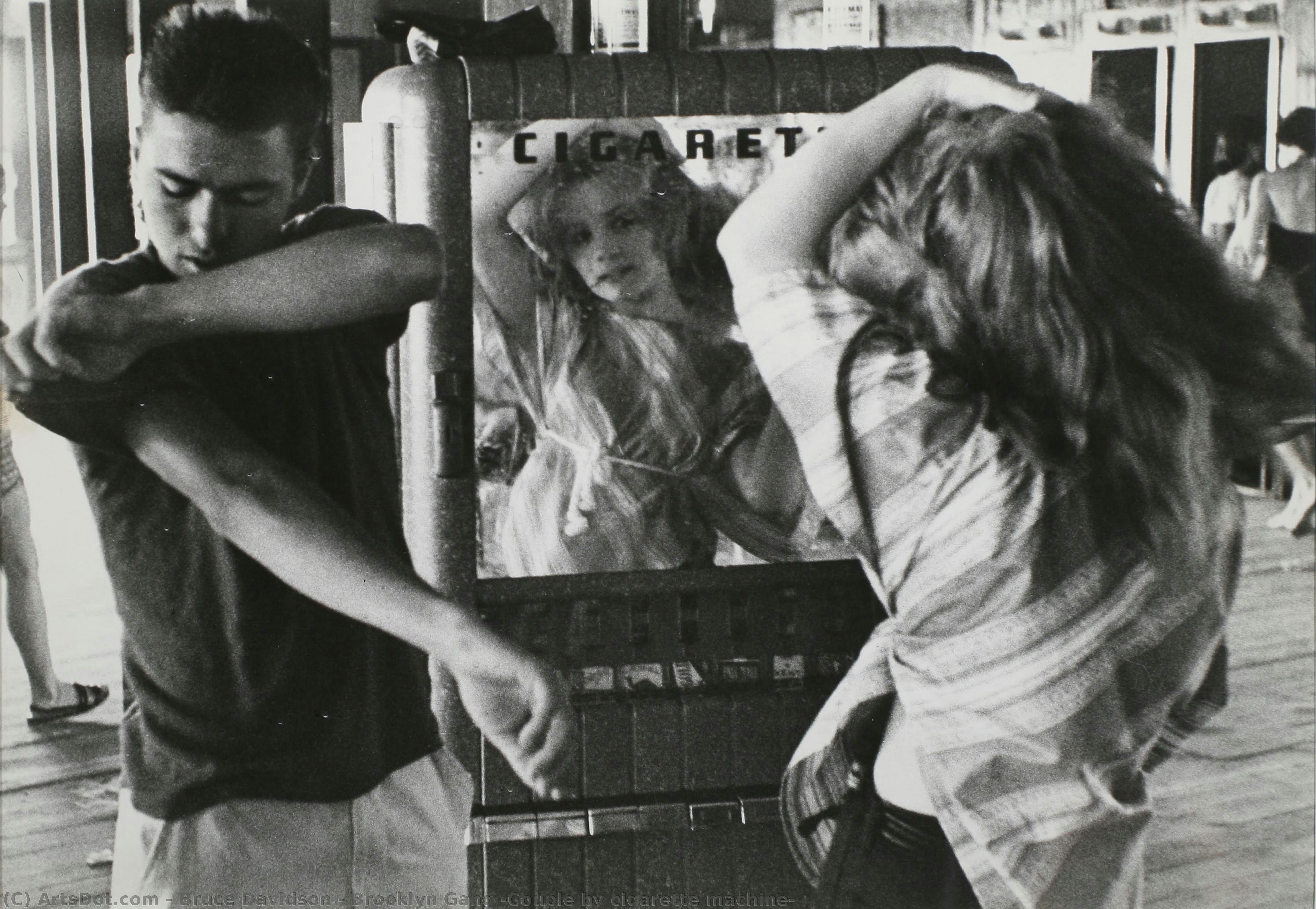 Brooklyn Gang (couple By Cigarette Machine) — Bruce Davidson