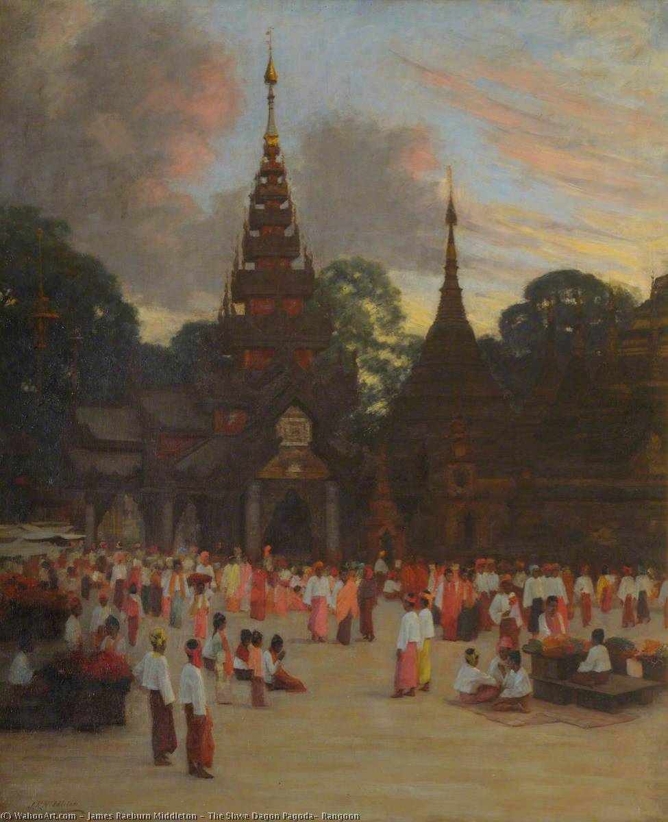 The Shwe Dagon Pagoda, Rangoon — James Raeburn Middleton
