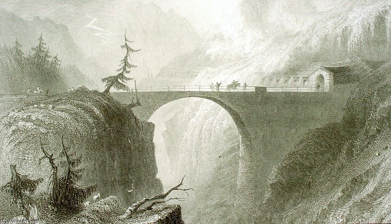Brücke Vittorio Emanuele — William Henry Bartlett