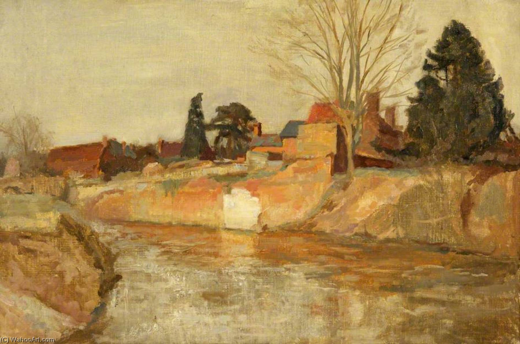 The River At Tenbury Wells — George Sweet