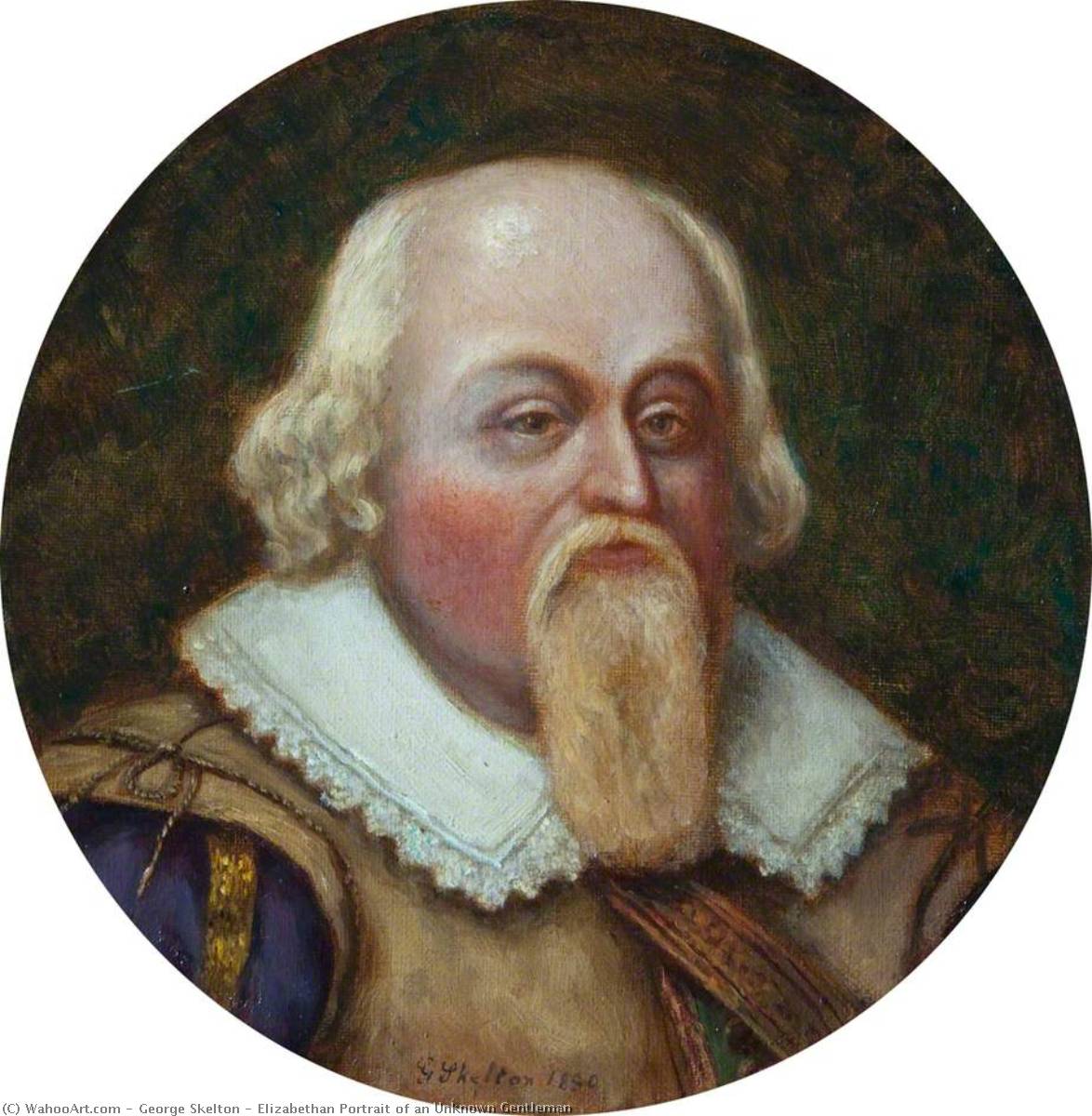 Elizabethan Portrait Of An Unknown Gentleman — George Skelton