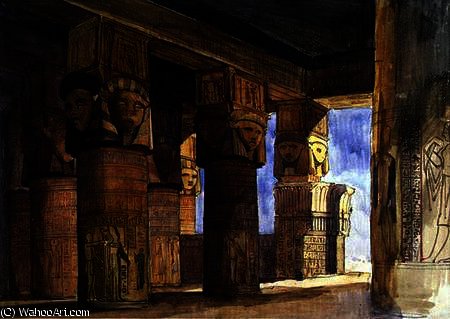Temple Of Denderah, Upper Egypt On — William James Müller