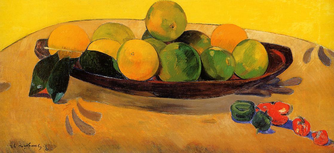 Still Life With Tahitian Oranges — Eugène Henri Paul Gauguin
