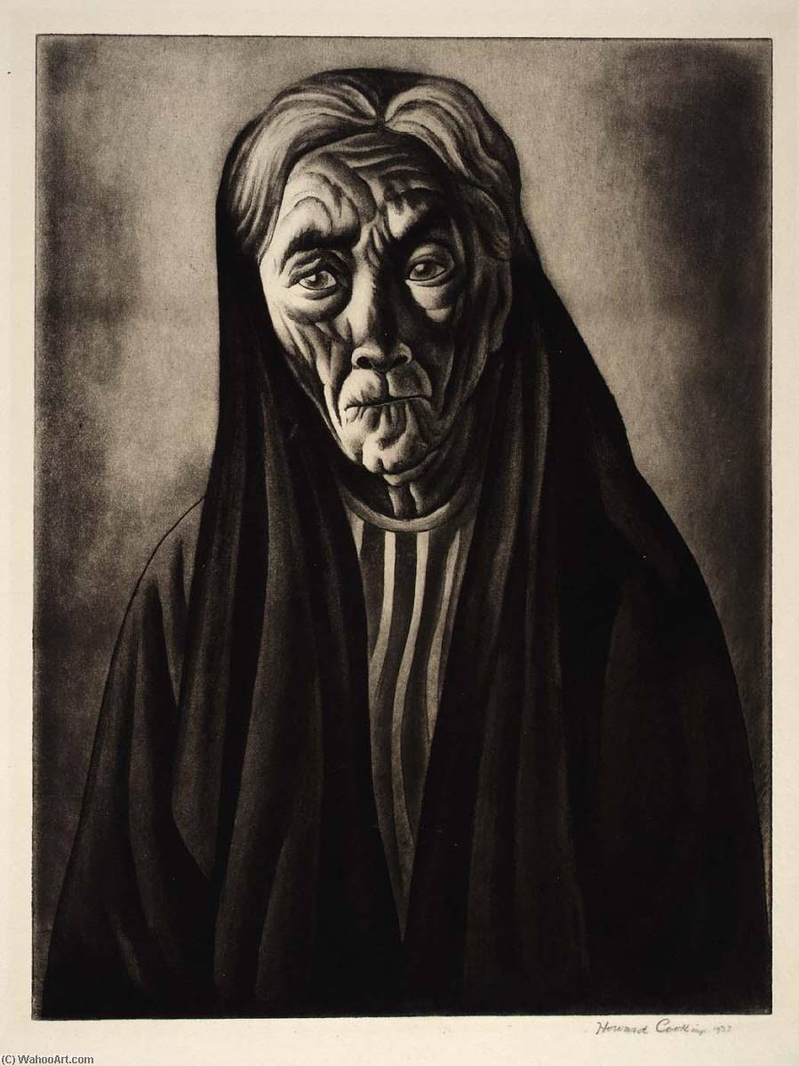 Tia Maria (tia Maria Of Taxco) (old Woman Of Taxco) — Howard Cook