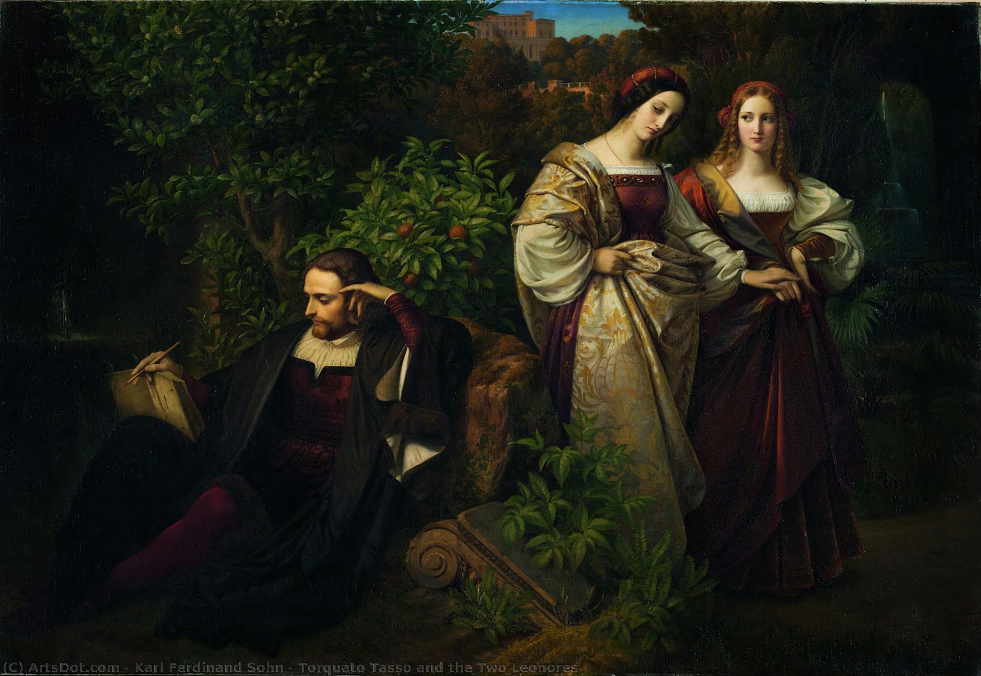 Torquato Tasso And The Two Leonores — Karl Ferdinand Sohn