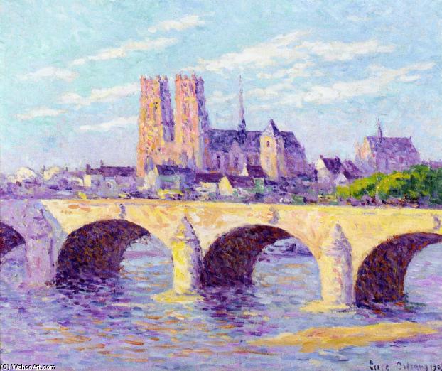 Orleans, View Of The Pont Georges V And The Cathedral Sainte Croix — Maximilien Luce