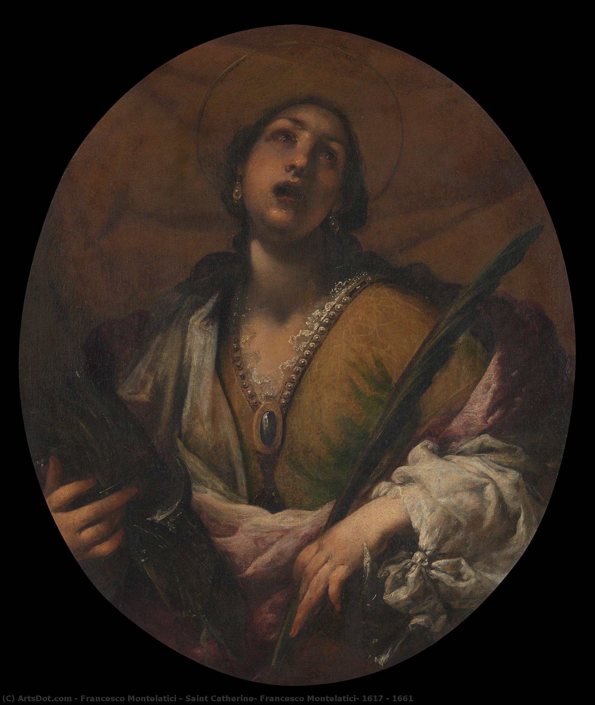 Saint Catherine, Francesco Montelatici, 1617 - 1661 — Francesco Montelatici