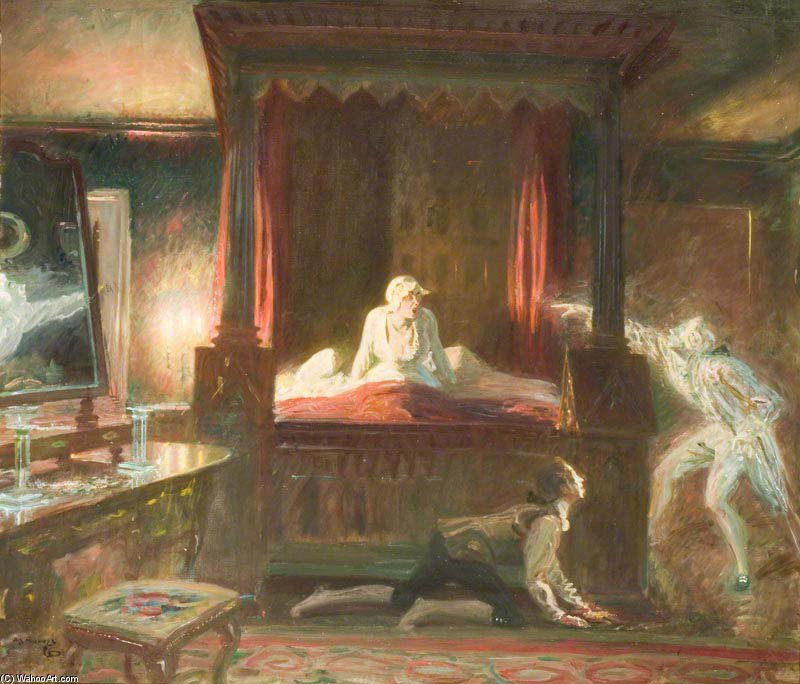 The Haunted Room, Painted At A Farmhouse On Exmoor — Sir Alfred James Munnings