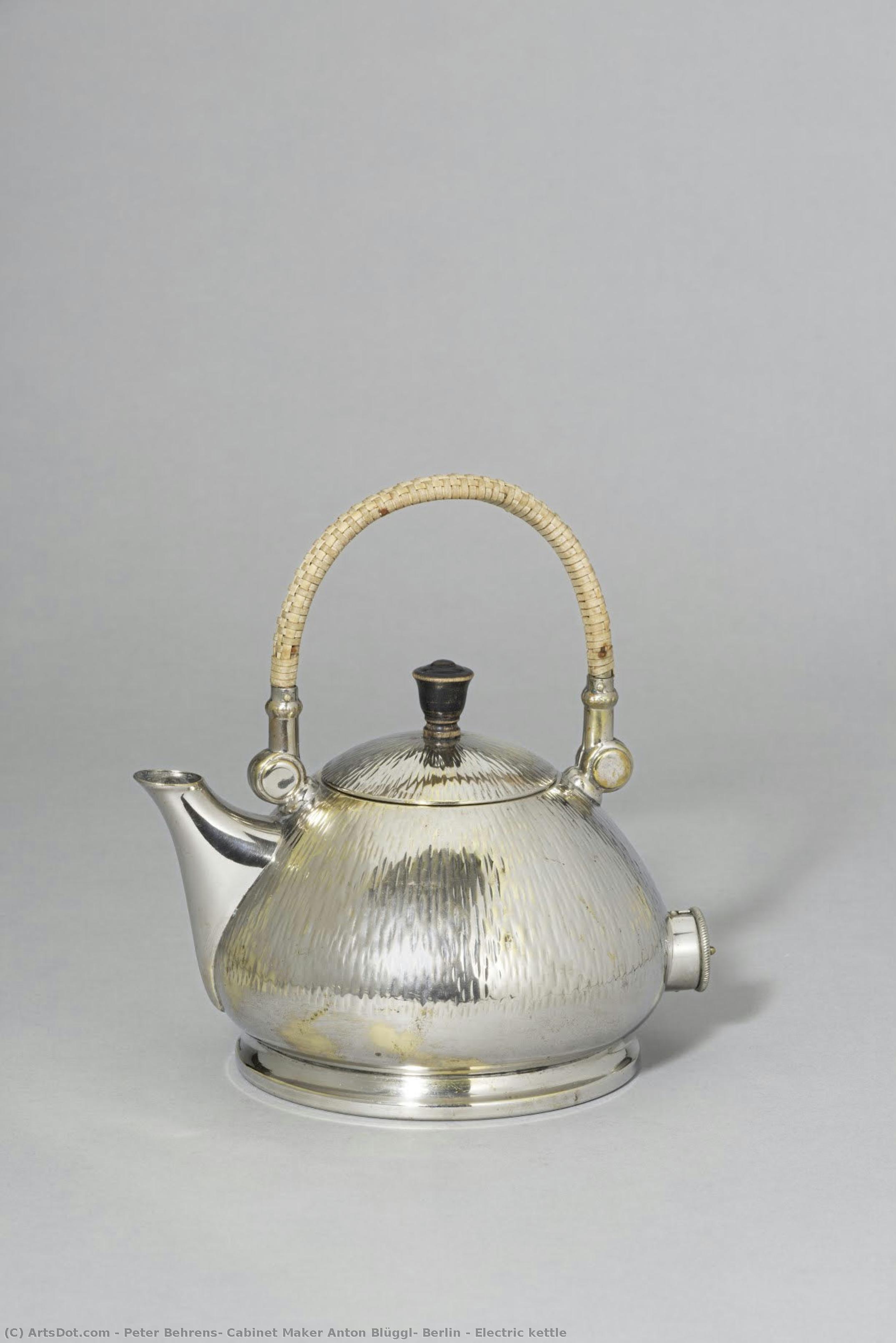 Electric Kettle — Peter Behrens, Cabinet Maker Anton Blüggl, Berlin