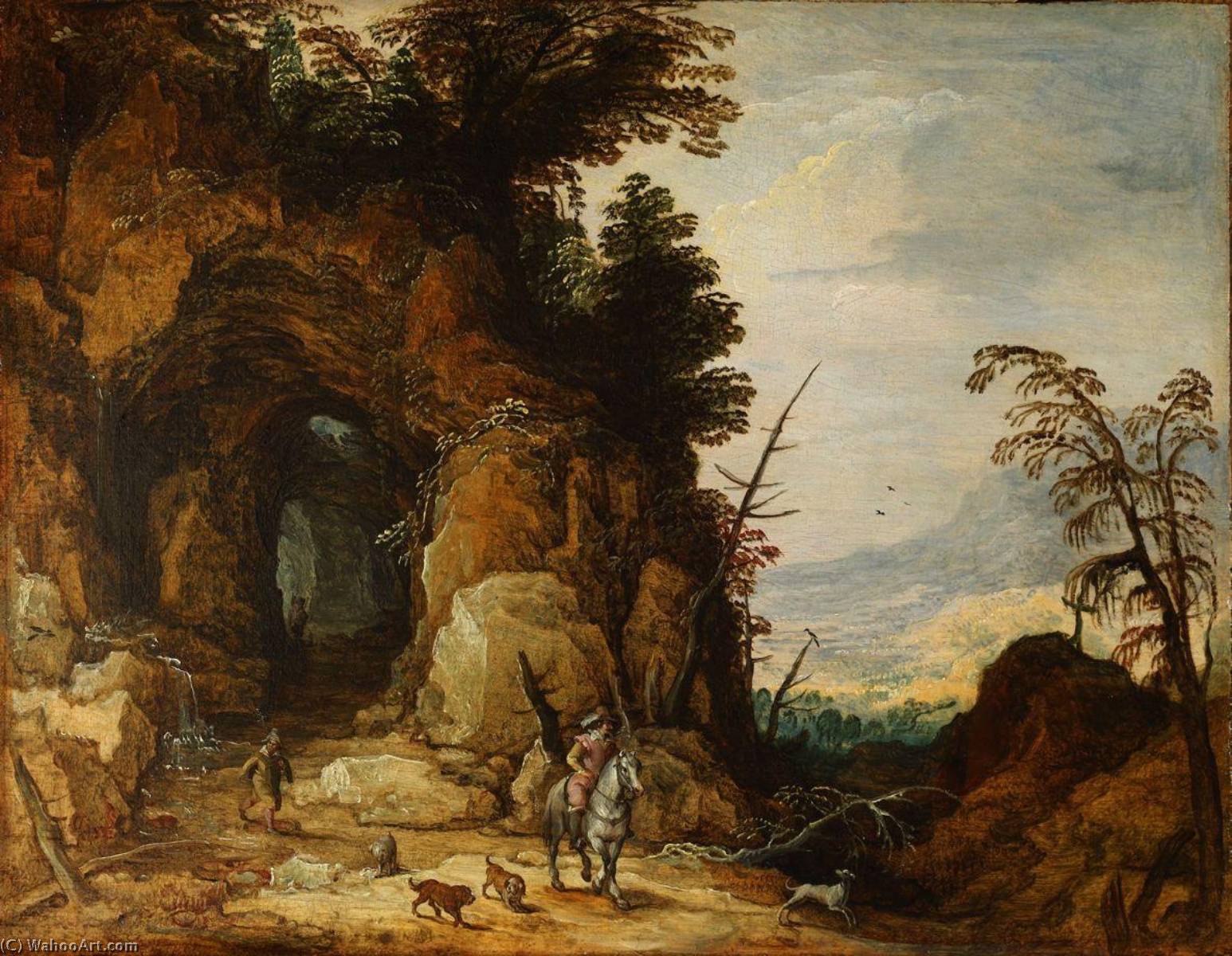A Mountain Road — Joos De Momper The Younger