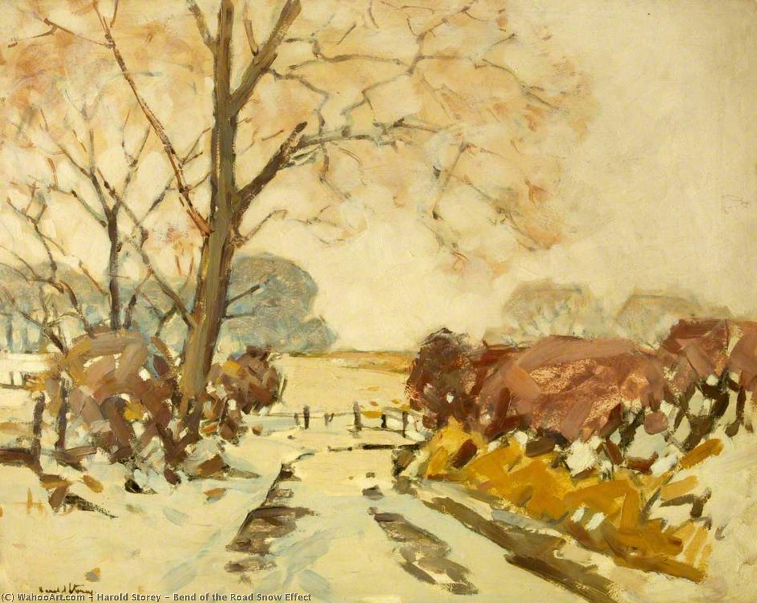 Bend Of The Road Snow Effect — Harold Storey
