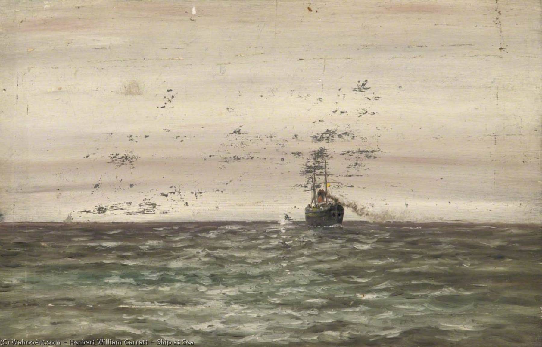 Ship At Sea — Herbert William Garratt