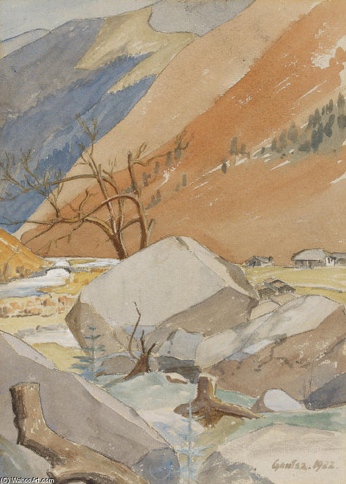 On The Way To Everest — Sir William Rothenstein