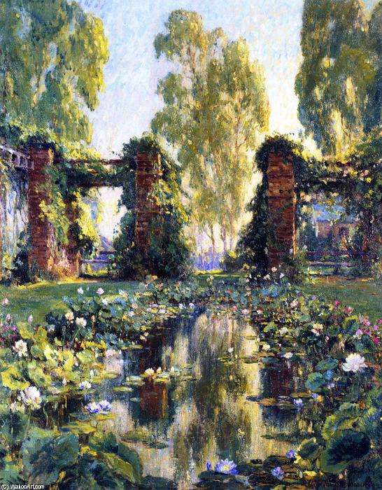 The Lotus Pond, El Encanto, Santa Barbara — Colin Campbell Cooper