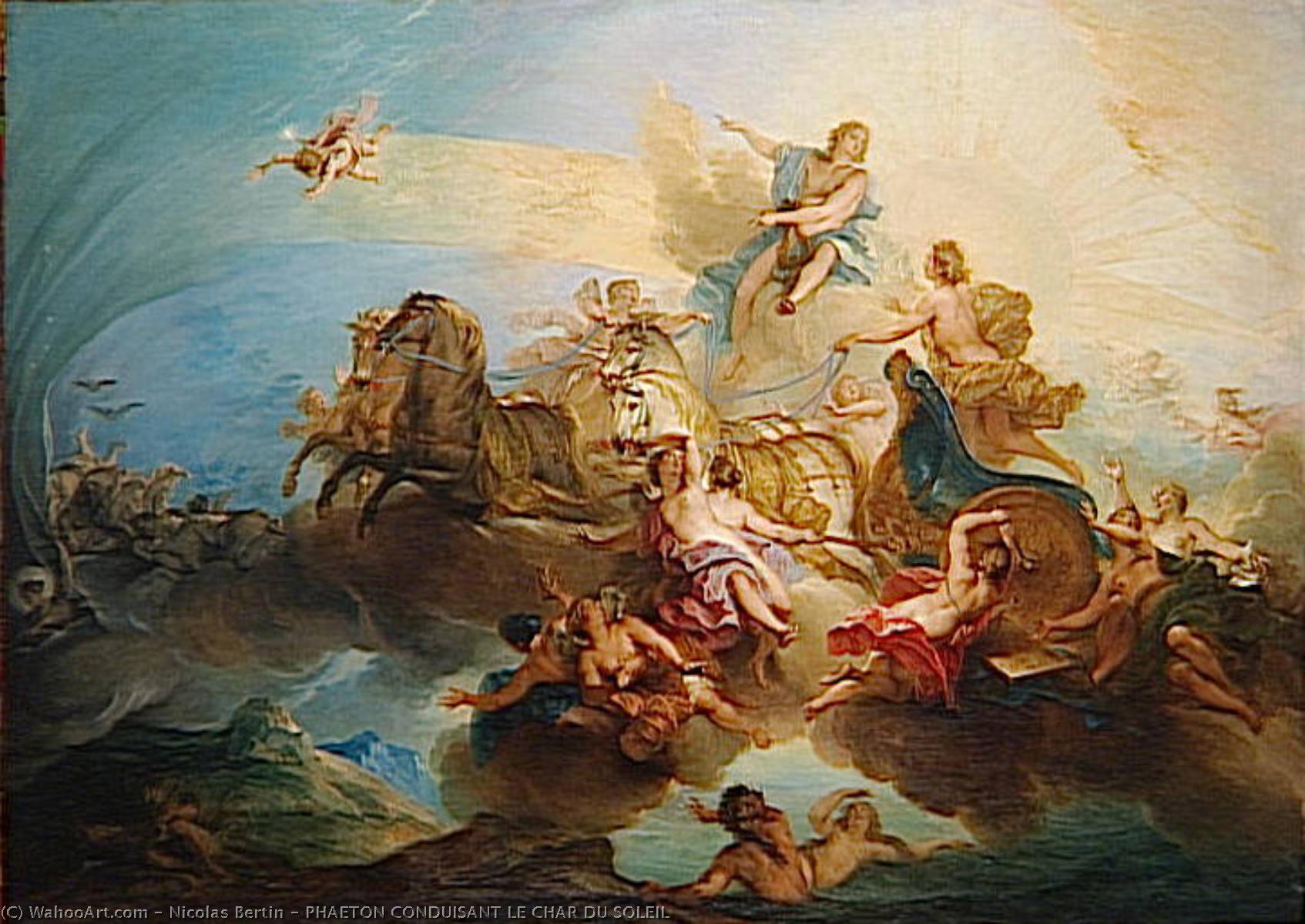 Phaeton Conduisant Le Char Du Soleil — Nicolas Bertin