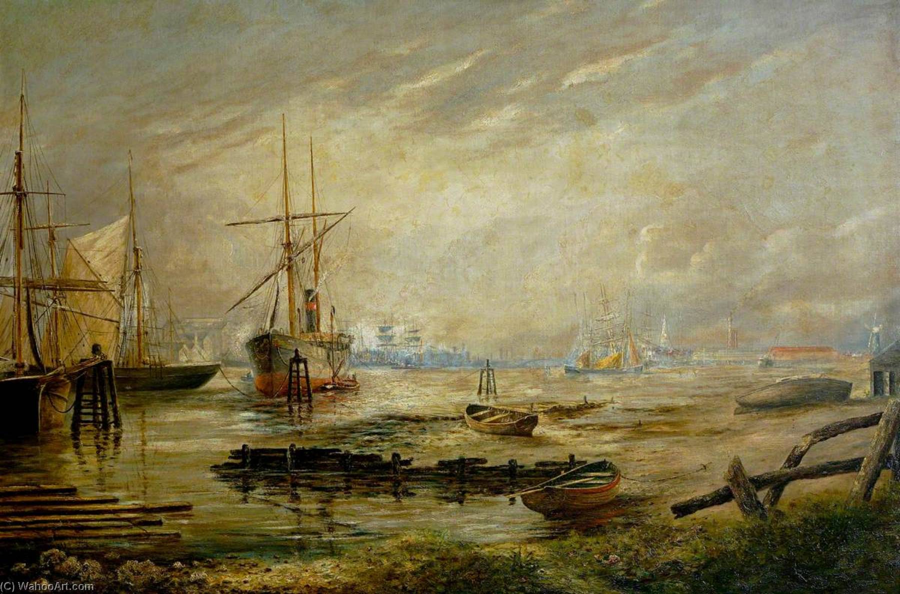 Lowestoft Inner Harbour, Lake Lothing, Suffolk — George Vemply Burwood