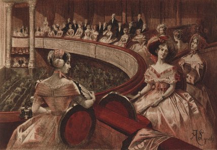 At The Theatre, 'echos Du Bon Ton — Albert Lynch
