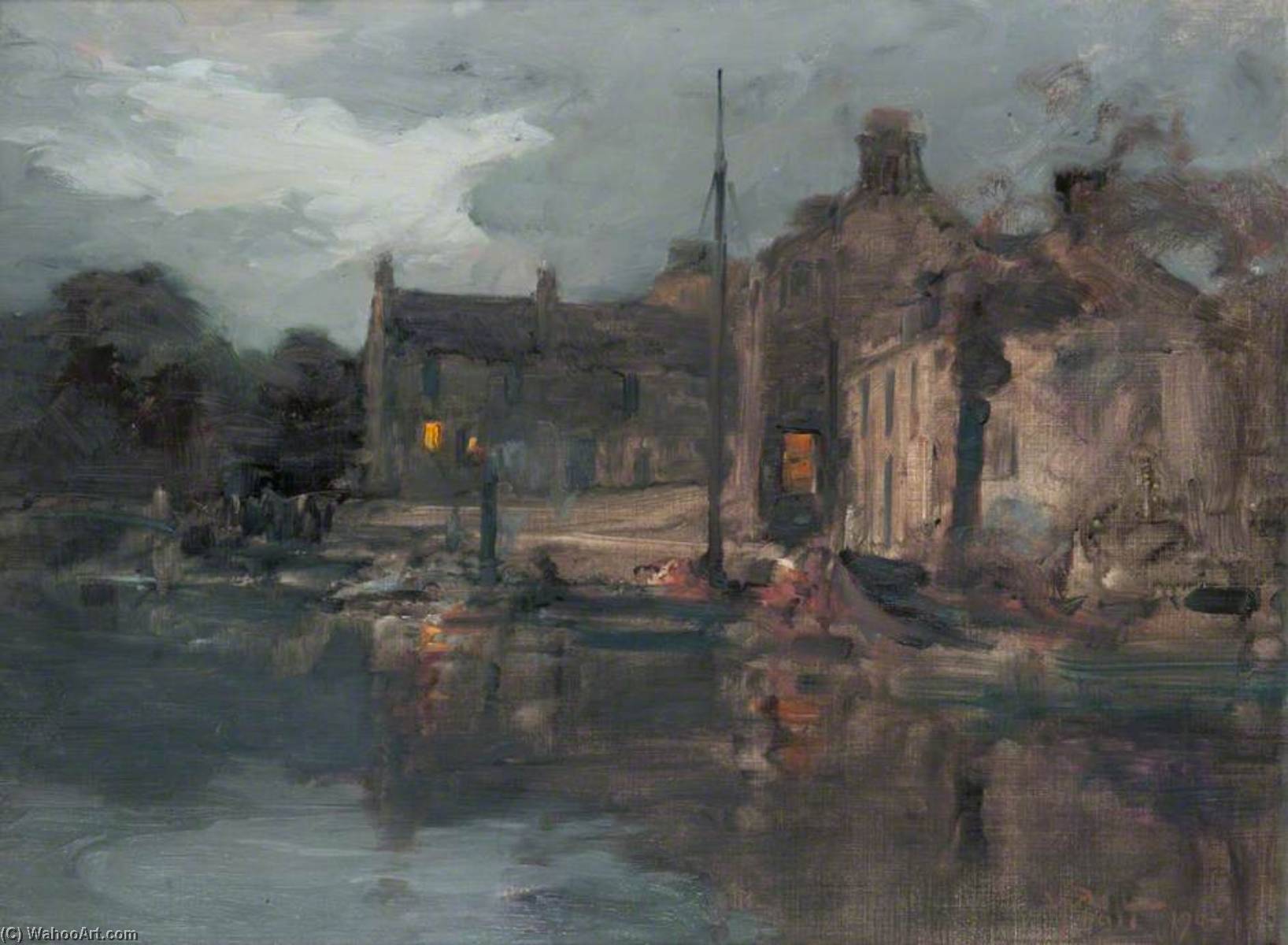 Canal At Hillhead — William Pratt