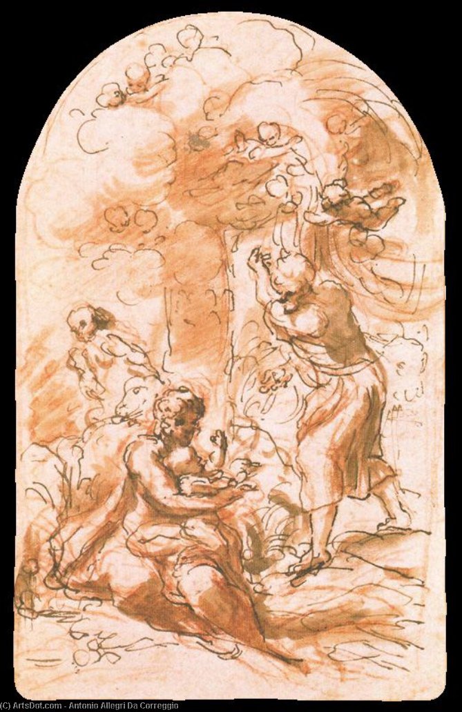 Rest On The Flight Into Egypt — Antonio Allegri Da Correggio